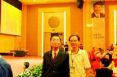 同台湾原海军司令张子豹将军合影